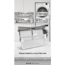 Arçelik 810 Km, 910 Km -Beko Km 80, Km 81 Çamaşır Kurutma Makinesi Iç Dış Filtre Grubu