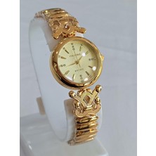 My Polo Time Altın Sarısı, Çelik Kordonlu, 3 Atm Su Geçirmez Kadın Kol Saati
