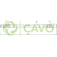 CAVO 34322288295 Fren Hortumu Ön Bmw E38 98-01 CV-C800712A Adettir