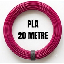 RhinoLab Rose Red 20 Metre 3D Kalem 3D Pen Pla Filament- 20 Metre