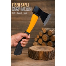 Alıç Fiber Saplı Balta Keskin Çelik Ağızlı Odun Kesme Baltası Bahçe Kamp ve Outdoor Kullanımı