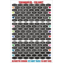Empressco Kuruyemiş Baharat Bakliyat Kavanoz Etiketi, Şık ve Dayanıklı Tasarım