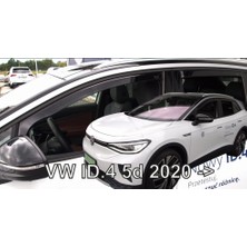 Vw Id.4 5 Kapı 2020+ Team Heko Kanal Içi Cam Rüzgarlığı Seti (Ön + Arka) 31026