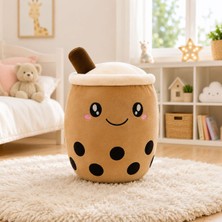 1000 Çeşit Hediye Dünyası Bubble Tea Peluş Oyuncak – Sevimli Kawaii Boba Peluş Yastık, Yumuşak Dokulu Dekoratif Oyuncak