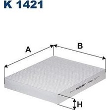 Filtron 97133-D4000 Polen Filtresi Kıa Optıma 15- K1421 Adettir