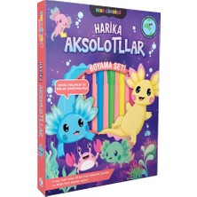 İndigo Çocuk Renk Cümbüşü Boyama Seti – Harika Aksolotllar