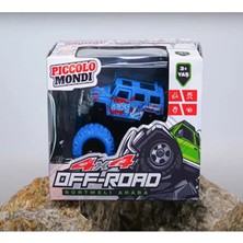 Piccoli Piccolo Mondi Off-Road Sürtmeli Araba (Mavi)
