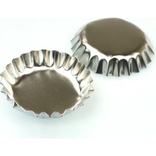 SBN - Store Paslanmaz Çelik Metal Kek Kalıbı - 6 Adet