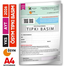 Karakutu Yayınları 2026 Yks-Ayt Ösym Tıpkı Basım Çıkmış Soru Kitapçığı (Video/pdf Çözümlü Türkiye Geneli Değerlendirme)