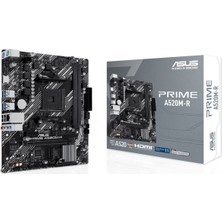 Asus Prıme A520M-R, 2xddr4, 1x M.2, Hdmı, Am4 Soket Anakart