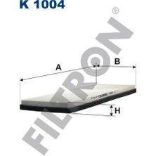 Filtron WP102 Polen Filtresi Vag 80 90 A4 Passat 88- K1004 Adettir
