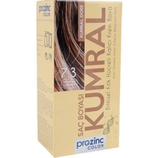 Prozinc Color 7.3 Kumral Dore Krem Saç Boyası Amonyaksız 99 ml Kolay Kullanım