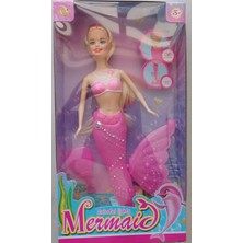 Ases Store Gökkuşağı Işıklı ve Sesli Barbie Deniz Kızı Bebeği