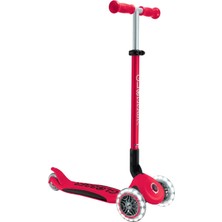 Globber Elite Deluxe Işıklı Scooter - Kırmızı