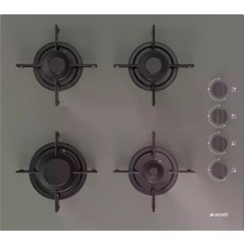 Arçelik Ocd T 601-1 Eg Ankastre Gazlı Ocak 4 Gözlü Gri Cam Yüzey ile Güçlü Performans