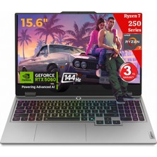 Lenovo Loq Amd Ryzen 7 250 40 GB 256 GB SSD  RTX5060 (100W) Windows 11 Pro 15.6" Fhd 144Hz 83JG008TTRAT52
