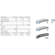KOLBENSCHMIDT 80697 Segman Seti 86,50MM M.benz 110 123 72-91 Fırsat KS-800016913050 Adettir