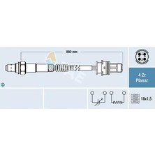 523014 Lambda Sensörü M.benz 202 93- FAE-77270 Adettir