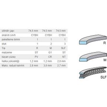 KOLBENSCHMIDT 66842 Segman Seti 74,50MM Vag A1 A3 Q2 Cad4 Go6-7 Jet4 Pas Po6 Tıguan 13- Fırsat KS-800119010000 Adettir