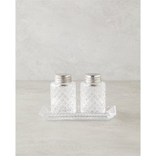 Empressco Şeffaf Cam Tuzluk ve Biberlik Seti, 6x9 Cm, Şık ve Kullanışlı Tasarım