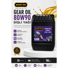 Powerten Gear Oıl 80W90 Dişli Yağı
