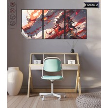 Akıllı Kağıt Statik Tutunma Özellikli Tablo - Poster Anime (Model- 2)