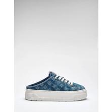 Guess Nudge Kadın Mavi Terlik FLJNDGDEN12-BLUE