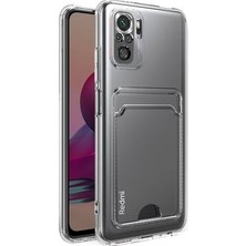 Moby Shop Poco M5S Kılıf Urban Clear Kartlıklı Kapak