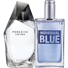 Avon Perceive Erkek Parfüm 100 Ml. ve Individual Blue Erkek Parfüm 75 Ml. İkili Paket