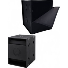 Turbosound NUQ118B-AN Aktif Subwoofer Hoparlör Kabin Için Uyumlu Soft Case Kılıf