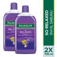 Palmolive Aroma Sensations So Relaxed Sıvı El Sabunu Ylang Ylang Öz Yağı ve İris Özü ile 2 x 700 ml