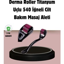 Dermaroller Titanyum 540 Iğneli 1 mm Cilt Yenileme ve Anti Aging Etkisi