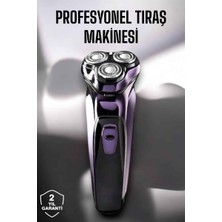 Profesyonel Şarjlı Saç ve Sakal Tıraş Makinesi Hassas Kesim
