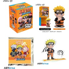 Athica Books Naruto Shıppuden Puchipop Figür + Naruto Shıppuden Sürpriz Paket Akrilik Mini Figür 2'li Set (1'er Adet Gönderilir)