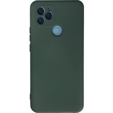 SBN - Store Mey Ithalat®  General Mobile Gm 21 Kılıf Nano Içi Kadife Silikon - Koyu Yeşil