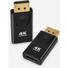 Anunnaki Displayport To HDMI Çevirici Adaptör Displayport Erkek HDMI Dişi Pc Laptop Tv Projeksiyon
