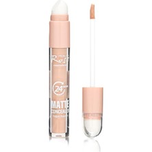 3b Trend Rose 2'si 1 Arada Çift Uçlu Mat Kapatıcı No:1 Sünger Uç + Likit Concealer 24 Saat Kalıcı