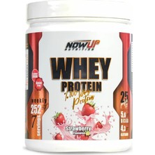 Nowup Nutrition %100 Whey Protein Çilek Aromalı 252 gr | 25G Protein