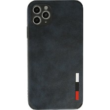 SBN - Store Mey Ithalat®  iPhone 11 Pro Max Kılıf Loop Deri Silikon - Lacivert