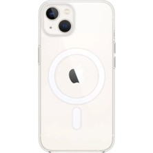SBN - Store Mey Ithalat®   iPhone 15 Plus Kılıf Pc Real Magsafe Kapak - Şeffaf