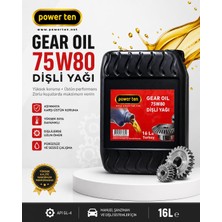 Powerten Gear Oıl 70W80 Dişli Yağı