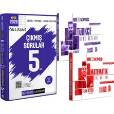 Pegem Akademi Yayıncılık 2026 Kpss Türkçe Matematik Ders Notları - 2026 Kpss Ön Lisans Çıkmış Sorular 5 Yıl
