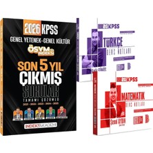 İndeks Akademi Yayıncılık 2026 Kpss Türkçe Matematik Ders Notları - 2026 Kpss Ösym'nin Indeksi Çıkmış Sorular Son 5 Yıl