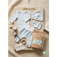 OZMOZ Clean&safe Organik Steril Temizlenmiş Hastane Çıkış Seti-4 Parça