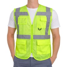 İkaz Cepli Ikaz Yeleği  - Mühendis Yeleği Xl