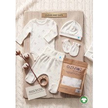 OZMOZ Clean&safe Organik Steril Temizlenmiş Hastane Çıkış Seti-4 Parça