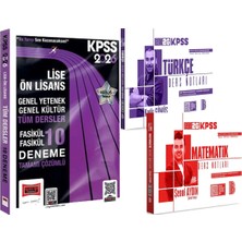 Yargı Yayınevi 2026 Kpss Türkçe Matematik Ders Notları - 2026 Kpss Lise Ön Lisans Fasikül Fasikül 10 Deneme