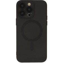 SBN - Store Mey Ithalat®  iPhone 13 Pro Kılıf Moshi Lens Magneticsafe Silikon - Siyah