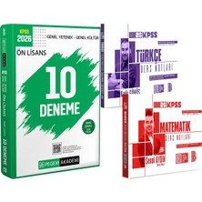Pegem Akademi Yayıncılık 2026 Kpss Türkçe Matematik Ders Notları - 2026 Kpss Ön Lisans 10 Deneme