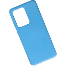 Renas Store Samsung Galaxy S20 Ultra Kılıf Nano Içi Kadife Silikon - Mavi